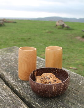 Pair Of Eco Friendly Bamboo Beakers With Straws, 7 of 8