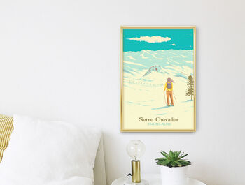 Serre Chevalier Ski Resort Travel Poster Art Print, 3 of 8