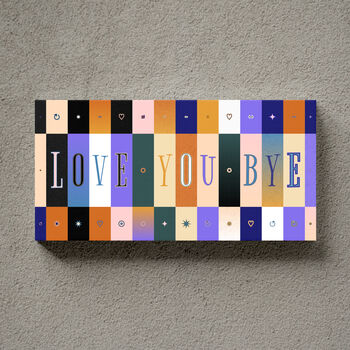 Love You Bye Print Personalised Gift, 2 of 9