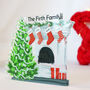 Personalised Family Christmas Fireplace Ornament, thumbnail 2 of 10