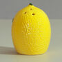 G Decor Set Of Lemon Shaped Salt And Pepper Shakers, thumbnail 6 of 8