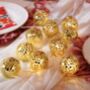 Luxe Gold Disco Balls String Lights, thumbnail 1 of 4