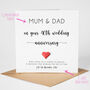 Personalised 40th Ruby Wedding Anniversary Card, thumbnail 3 of 6