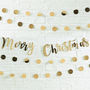 Gold Foiled Merry Christmas Bunting, thumbnail 3 of 3