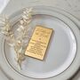 Mother Of The Bride Gold Silver Wedding Place Setting, thumbnail 5 of 5