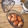 Farmhouse Chicken Wire Kitchen Egg Basket, thumbnail 3 of 6