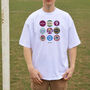 West Ham Beer Mats Oversized T Shirt, thumbnail 4 of 8