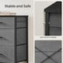 Chest Of Drawers Bedroom Storage Organiser Unit, thumbnail 5 of 12