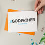 Hashtag Godfather Birthday Card, thumbnail 1 of 3