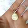 Personalised Birth Flower Necklace, thumbnail 11 of 12