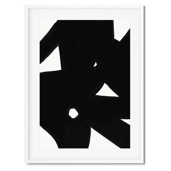 Abstract Line Art Print Black And White Modern Print, 6 of 7