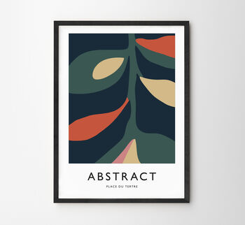 A Set Of Three Unframed Colourful Bold Abstract Art Prints, 2 of 4