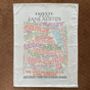 Jane Austen Insults Tea Towel, thumbnail 1 of 2