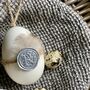 Goose Egg With Quail Feathers And Personalised Wax Seal, thumbnail 5 of 9