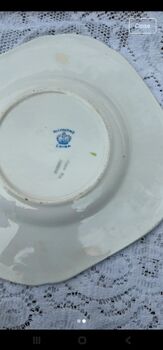 Vintage China Forget Me Not Drop Earrings, 4 of 5