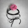 Flower Corsage Choker Necklace, thumbnail 1 of 6