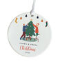 Merry Christmas To A Special Couple Personalised Ceramic Ornament With Names, thumbnail 3 of 7