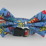 Comic Book Action Dog Bow Tie, thumbnail 6 of 7