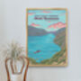 Mealy Mountains National Park Canada Travel Poster, thumbnail 5 of 8