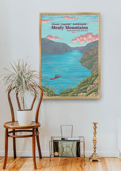 Mealy Mountains National Park Canada Travel Poster, 5 of 8