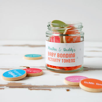 Personalised Bonding Tokens Jar For First Time Dad, 7 of 12