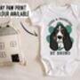 Basset Hound Baby Onesie, thumbnail 3 of 6