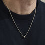 Mens Personalised Mini Spinning Disc Necklace, thumbnail 9 of 9