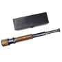 Custom 16 Inch Gunmetal And Dark Leather Telescope, thumbnail 1 of 9