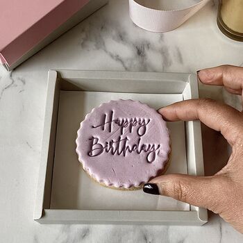 Birthday Letterbox Personalised Vanilla Cookie, 8 of 12