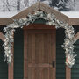 Pre Lit Outdoor Snowy Christmas Garland, thumbnail 8 of 8