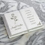 Personalised Rose Memorial Book, thumbnail 1 of 4