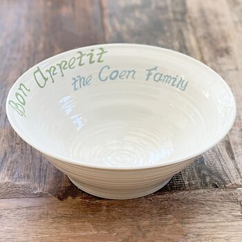 Personalised Mixing Or Serving Bowl, 2 of 2