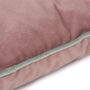 Blush Pink Velvet Cushion Cover And Sheep's Wool Inner, thumbnail 4 of 7