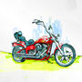 Motorbike Print Gift, thumbnail 7 of 7