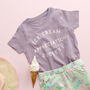 'Ice Cream Appreciation Society' Kid's Lavender T Shirt, thumbnail 5 of 7