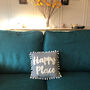 Happy Place Velvet Cushion, thumbnail 6 of 7