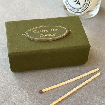Personalised Refillable English Handmade Matchbox, 6 of 10