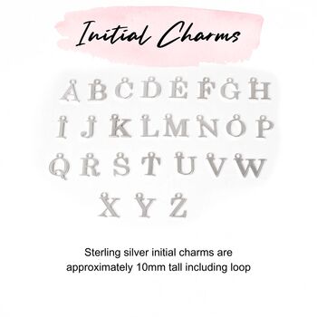 Personalised Sterling Silver Heart Bracelet, 3 of 3