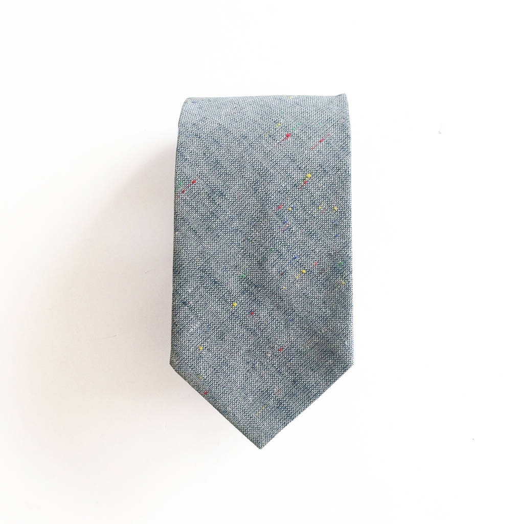 Islington Linen Men's Tie, 1 of 3