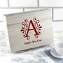 Personalised Wooden Initial Tea Storage Box, thumbnail 1 of 8