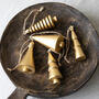 Gold Christmas Tree Hanging Decorations, thumbnail 3 of 5