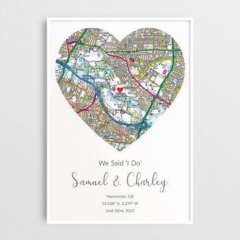 Personalised Relationship Milestones Map Print Ordnance Survey Landranger UK Edition, 11 of 12