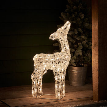 Twinkly Smart LED Outdoor Acrylic Christmas Fawn Figure, 9 of 12