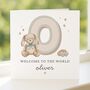 Personalised New Baby Card For Boy Or Girl, thumbnail 1 of 8