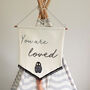 Personalised New Baby Embroidered Wall Hanging, thumbnail 5 of 10