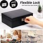 Jewelry Storage Box Case Organiser Travel Double Layer, thumbnail 2 of 6