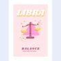 Libra Zodiac Print, thumbnail 2 of 2