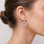 Spiral Swirl Statement Earrings, thumbnail 1 of 5