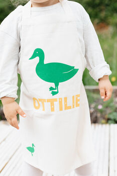 Personalised Kids Duck Apron, 5 of 8