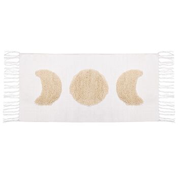 Moon Phases Tufted White Rug, 2 of 5